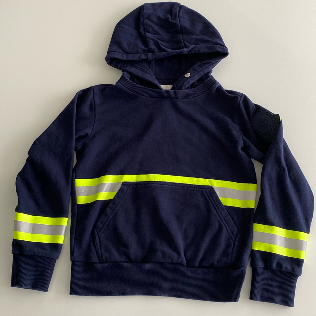 Moncler Sweatshirt Hoodie Navy Blue Authentic
